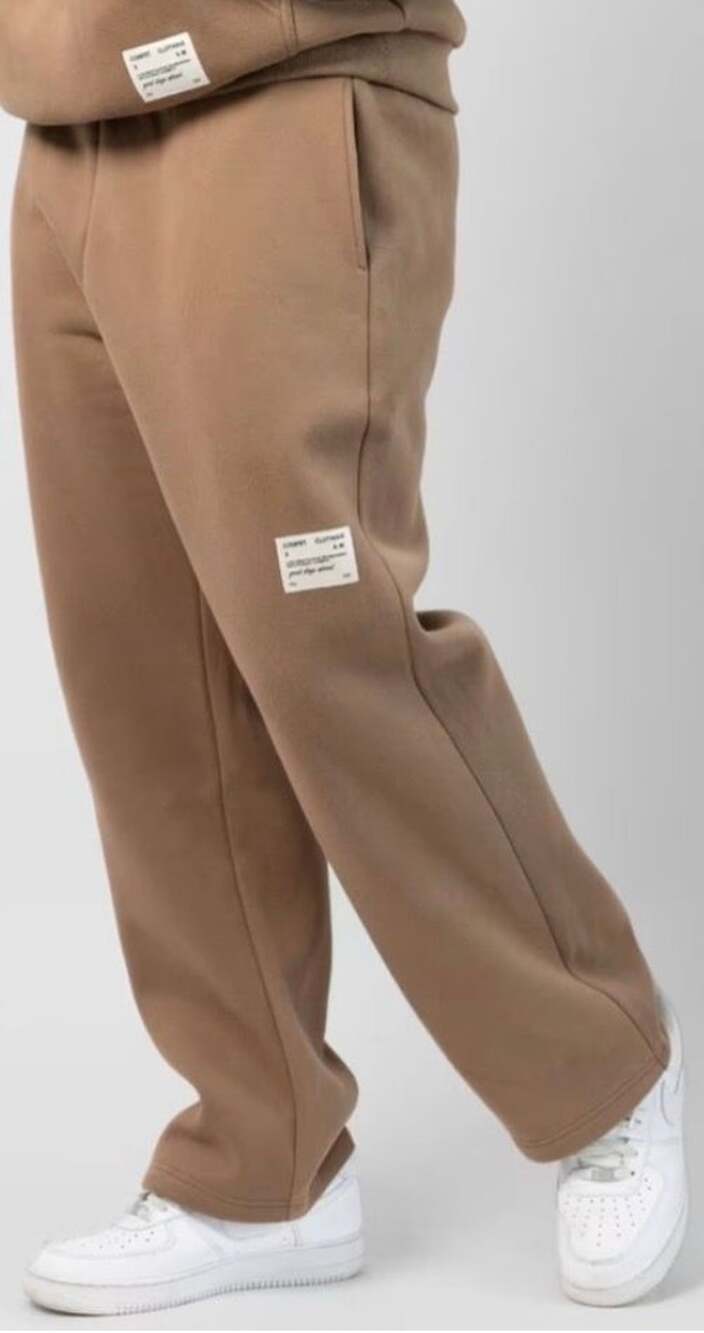 Comfrt Wide Leg Sweatpants Affirmation Collection Volume 9 Tan Brown Size 2XL